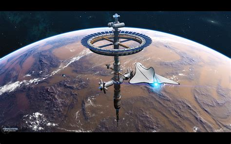 realistic space station designs - Google-søk | Space station art, Space station, Space fantasy