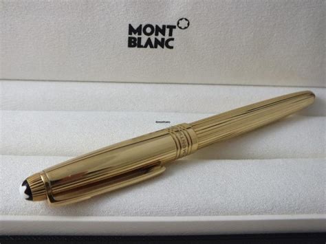 Montblanc 146 Meisterstuck Solitaire Solid Gold Ballpoint Gold... for $3,931 for sale from a ...