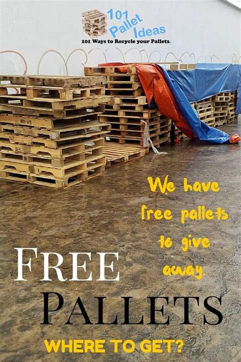 Where to Get Pallets? Free Pallets for Sale Near me