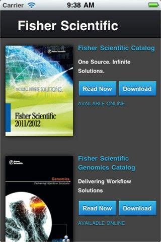 Thermo Scientific - Fisher Scientific Catalog App Community, Manuals ...