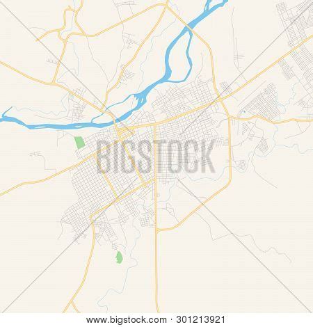 Empty Vector Map Vector & Photo (Free Trial) | Bigstock