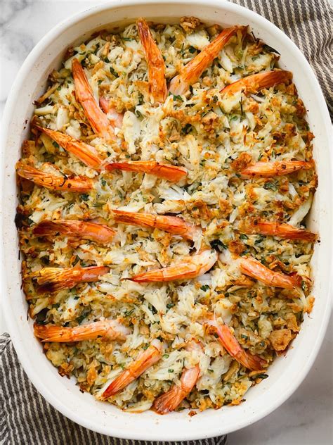 Baked Stuffed Shrimp Casserole (Gluten-Free) - Kathleen Ashmore