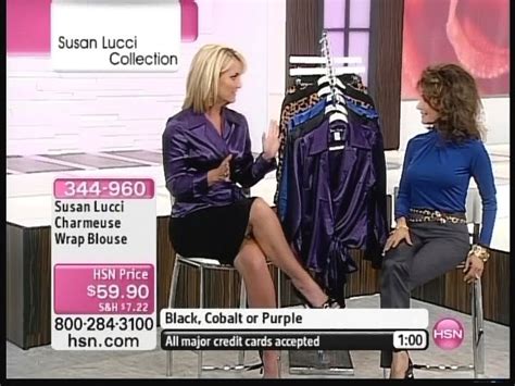 Ladies in Satin Blouses: Kathy Wolf - purple satin blouse