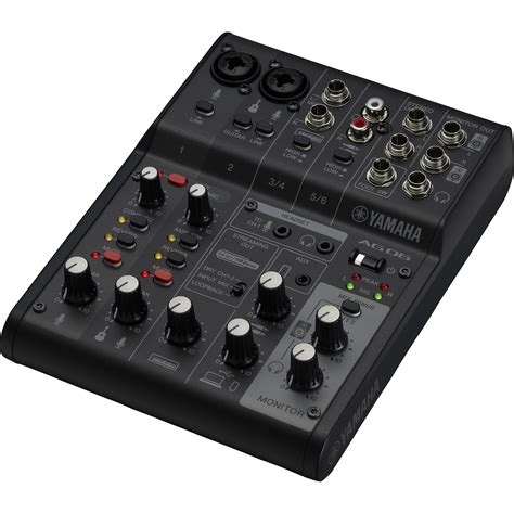 Yamaha AG06MK2 6-Channel Mixer and USB Audio Interface AG06MK2 B