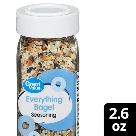 Great Value Everything Bagel Seasoning, 2.6 oz - Walmart.com - Walmart.com