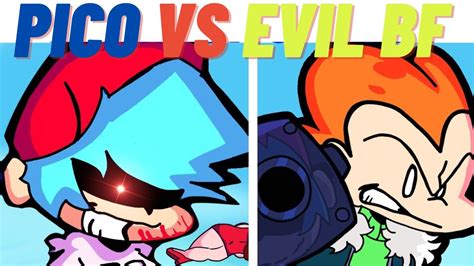 Friday Night Funkin Pico vs Evil BF!! FNF MOD - YouTube