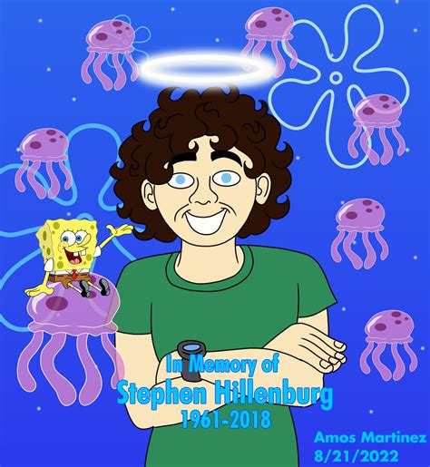 Dedicated to Stephen Hillenburg (2022) by amos19 on DeviantArt