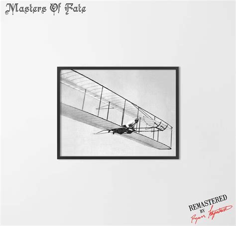 Wright Brothers Glider Photo REMASTERED – Masters Of Fate