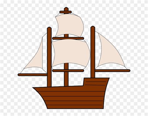 Boat Old, Water, Outline, Sailing, Cartoon, Ship, Boat - Sail Ship Clip ...