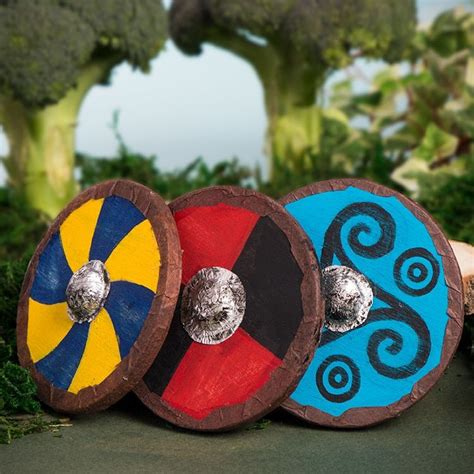 Viking Shields | Baker Ross | Vikings for kids, Viking shield, Craft free