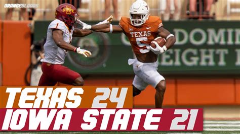 Relive Texas' CLOSE VICTORY over Iowa State - Win Big Sports