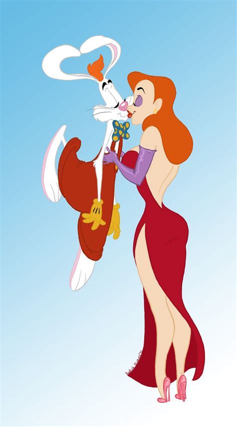 Jessica Rabbit And Roger Rabbit Kiss