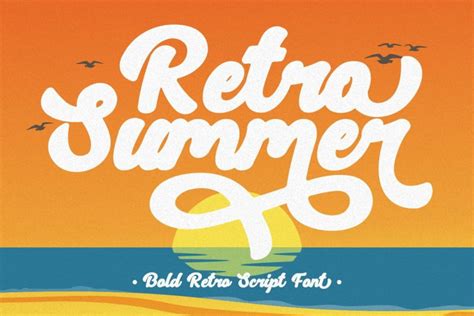 Retro Summer Font - Free Fonts