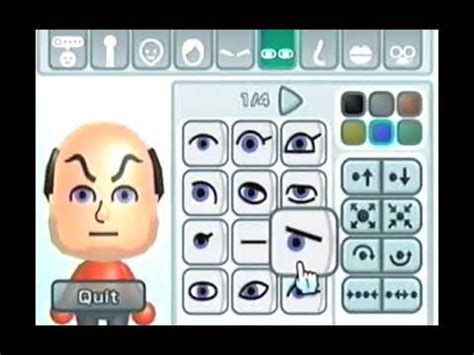 How to Create a Mii Eyes - YouTube