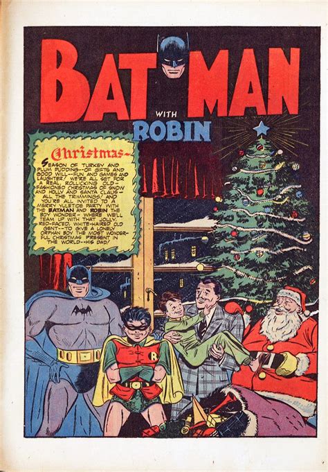 009-53 Christmas I Am Batman, Batman Robin, Batman Art, Superman, Old Comic Books, Comic Book ...