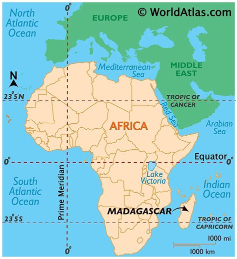 Mapas de Madagascar - Atlas del Mundo