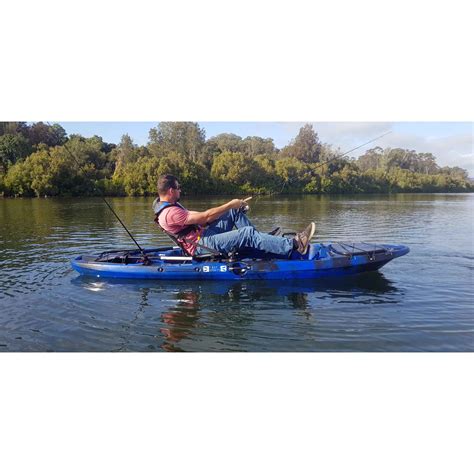 Pedal Fishing Kayak, Pedal-Powered Drive System w/ Rudder l Bay Sports