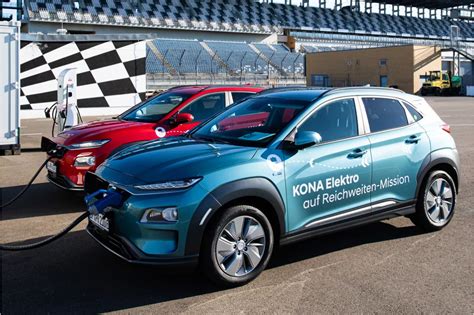 Hyundai KONA Electric Sets Range Record of 1,026 Kilometers