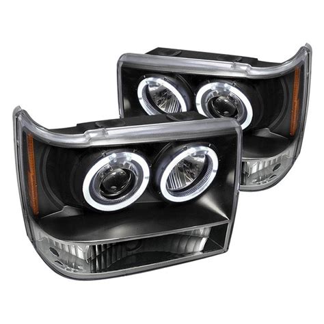 Spec-D Projector Headlights Jeep Grand Cherokee [Halo LED] (92-96) Bla – Redline360