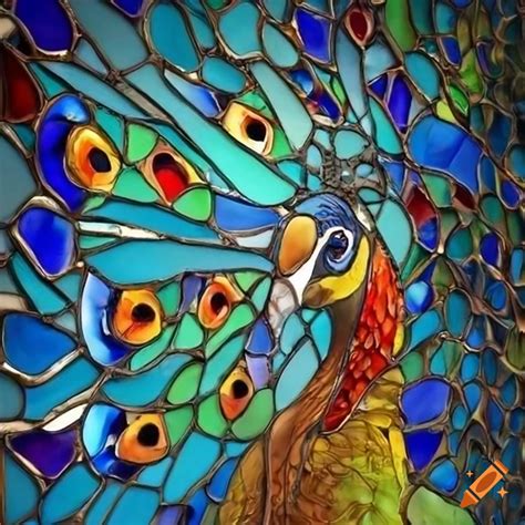 Simple Glass Painting Designs Of Peacock