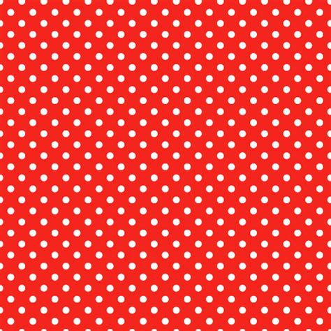 Red and White Polka Dots Pattern - Background Labs