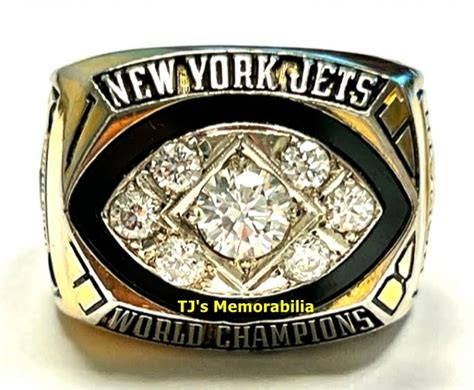 1968 NEW YORK NY JETS SUPER BOWL III CHAMPIONS CHAMPIONSHIP RING - Buy ...