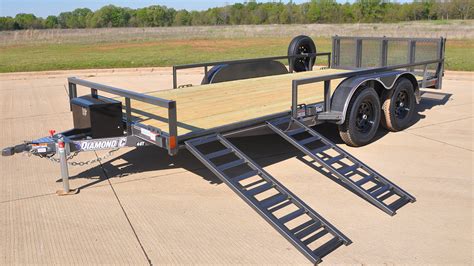 Side Load ATV Ramps/Gate (Legacy) - Loading Options - Diamond C Trailers