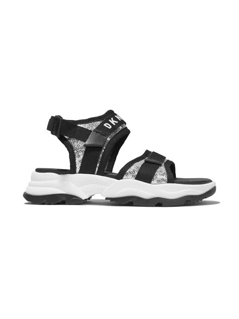 Dkny Kids Sequinned touch-strap Sandal - Farfetch