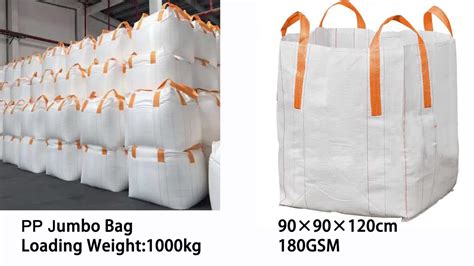 Egp 1 Ton Jumbo Bag Specification Polypropylene Fibc Sandbags Jumbo ...