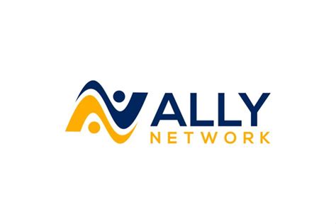 AN Ally Network Logo Design