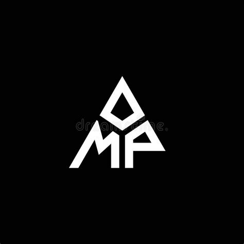 MP Monogram Logo with 3 Pieces Shape Isolated on Triangle Stock Vector - Illustration of modern ...