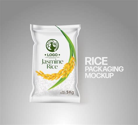 Premium Vector | Rice package thailand food products