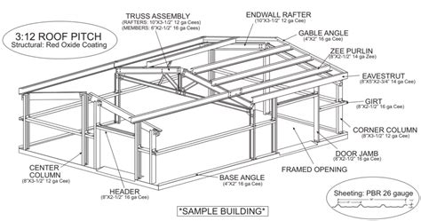 Steel Frame Building Drawings