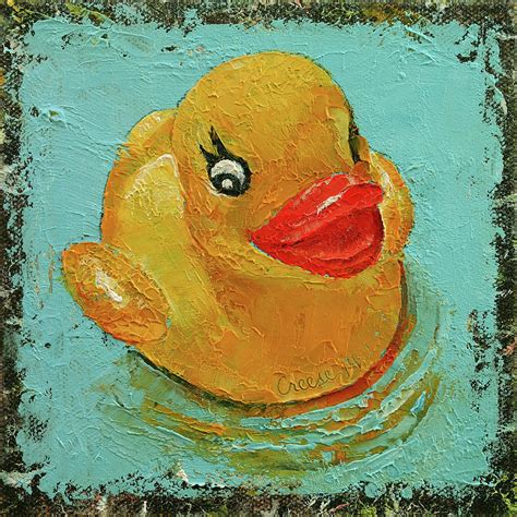 Rubber Duck Painting by Michael Creese