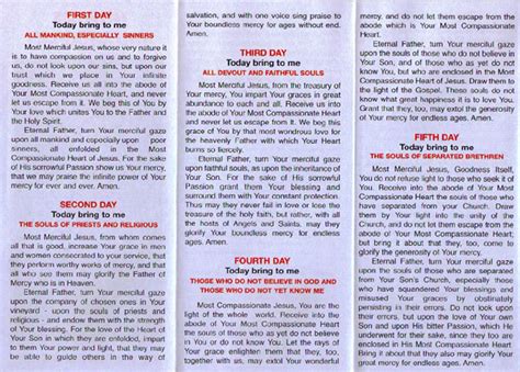 DIVINE MERCY NOVENA AND CHAPLET PAMPHLET PDF