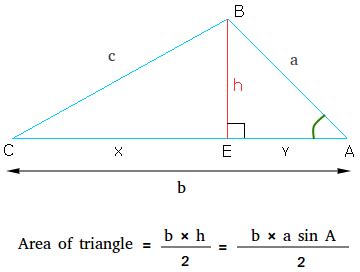 Proof of the Area of a Triangle