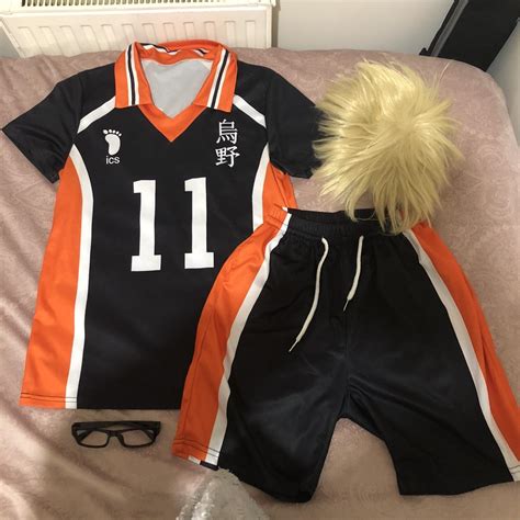 🏐 Full Kei Tsukishima Haikyuu Cosplay 🏐 🏐 Size... - Depop