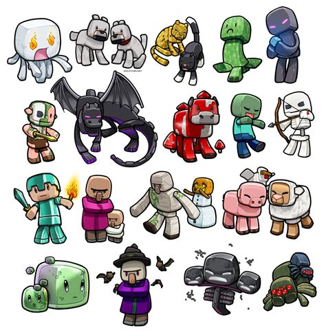 Lil' Minecraft Monsters REBOOT by ghostfire on DeviantArt