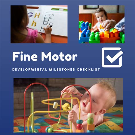 Fine Motor Developmental Milestones Checklist – Blendz Therapy