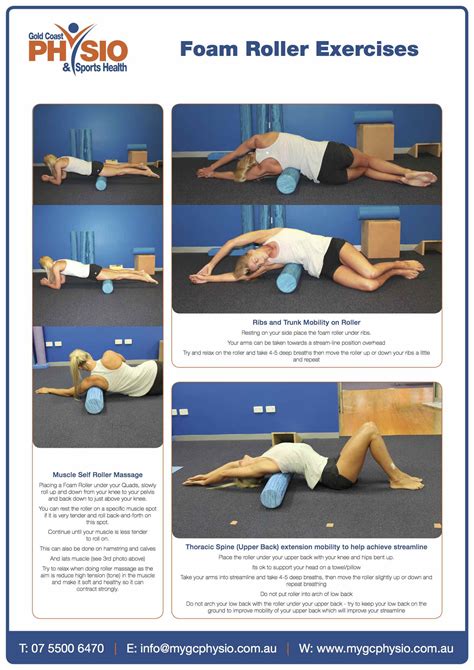 Foam Roller Exercises Sport Physio Gold Coast | Sports Physio Gold Coast | Runaway Bay, Burleigh ...