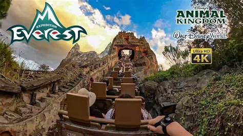 Expedition Everest Roller Coaster On Ride 4K POV with Queue Disney's ...