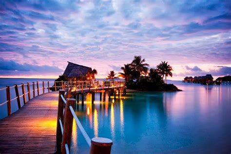 Fiji sunset - gorgeous | Fiji resort, Places to see, Places to travel