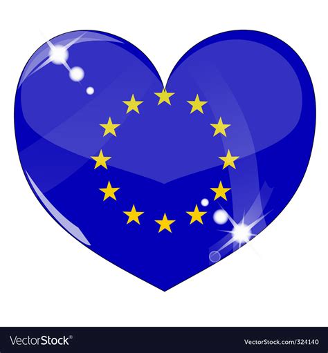 Europe flag Royalty Free Vector Image - VectorStock