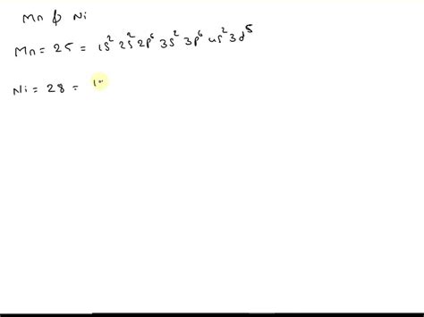 SOLVED: Write the full electron configuration of manganese, Mn electron configuration: Write the ...