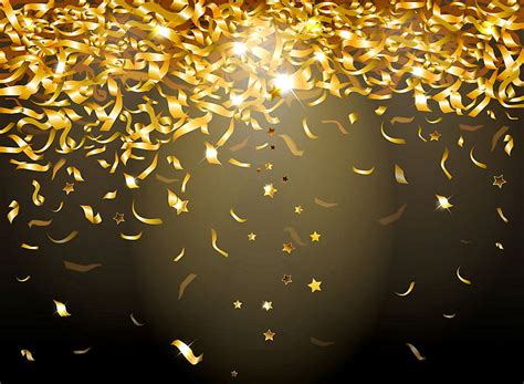 HD wallpaper: gold confetti clipart, lights, background, sequins ...