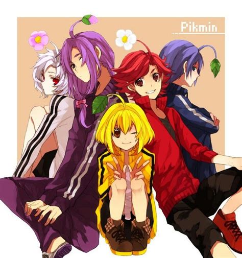 Pikmin as anime characters | Anime