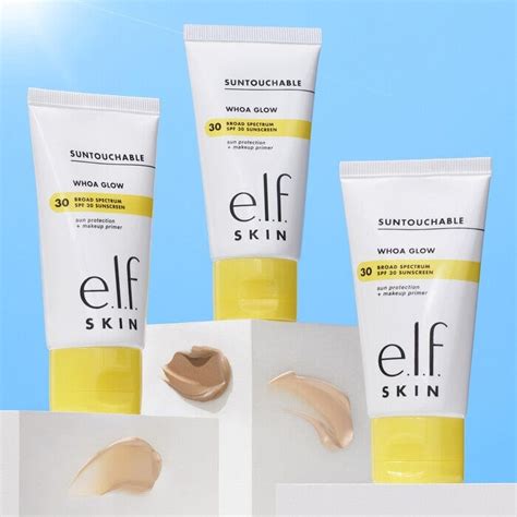 E.L.F Woah Glow Sunscreen $11