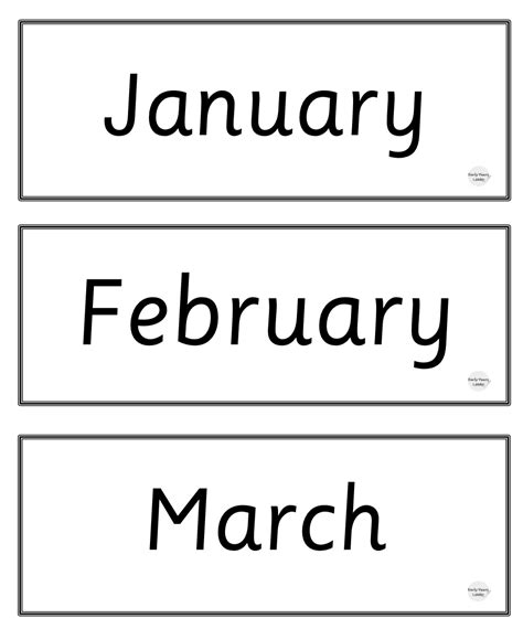 Months of the Year Flashcards | Teaching Resources