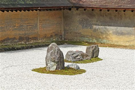 Detail, Ryoanji Zen Rock Garden (Illustration) - World History Encyclopedia