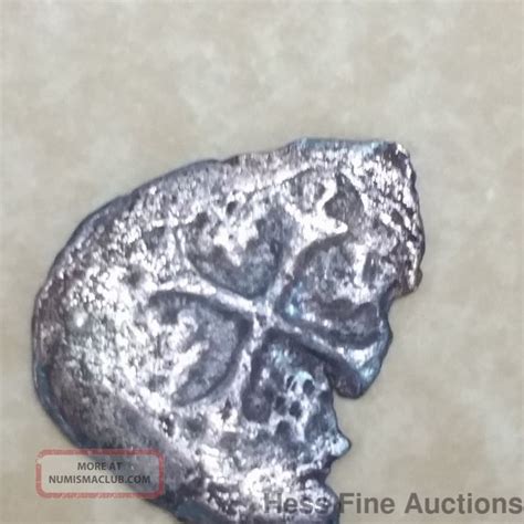 1715 Spanish Fleet 1 Reale Mexico City Shipwreck Silver Cob Coin W Cert